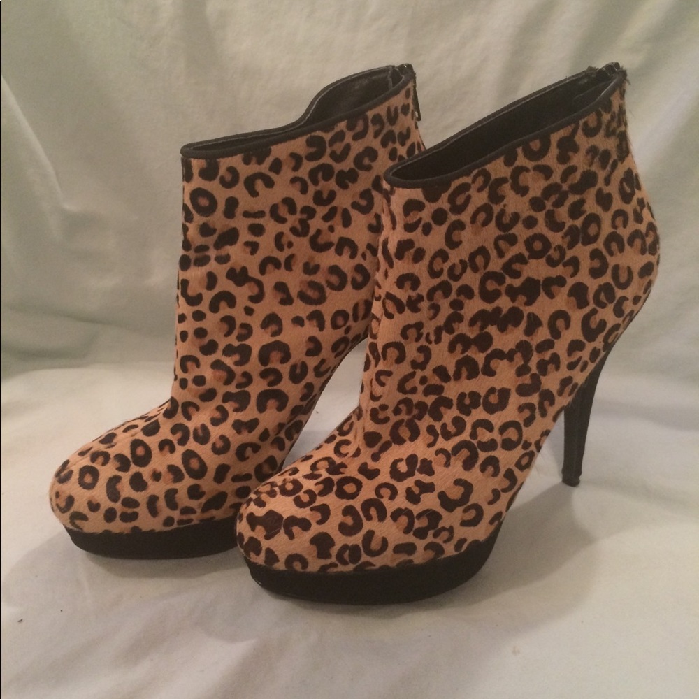 ALDO leopard booties 7.5 - Picture 2 of 4
